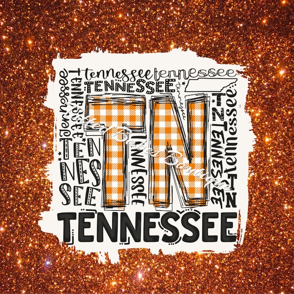 Tennessee Tumbler Wrap PNG Download, Sublimation Download, Sublimation Tumblers, Digital Download