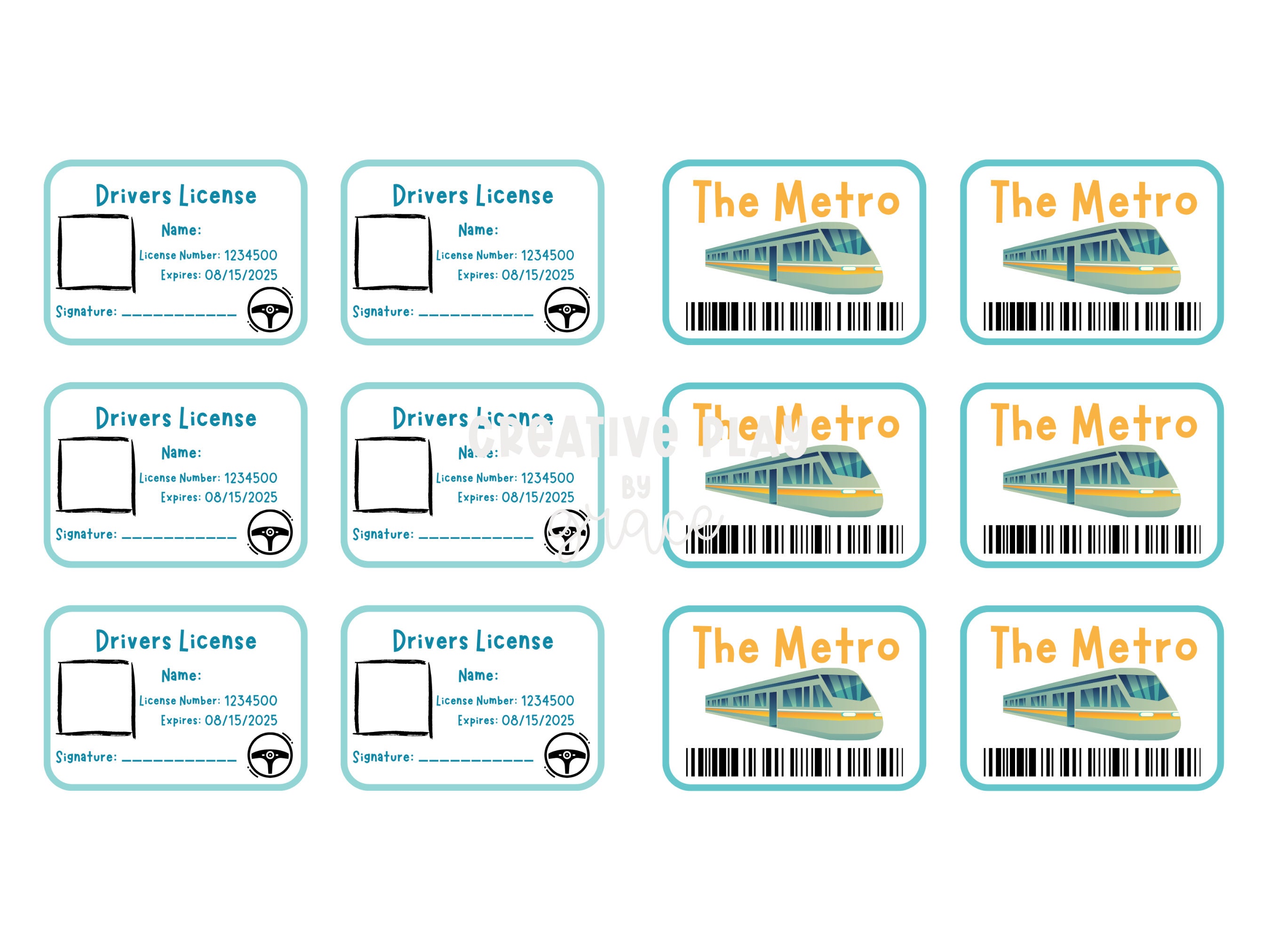 Pretend Play Bank Cards and Coupons Dramatic Play Resource, Pretend ...