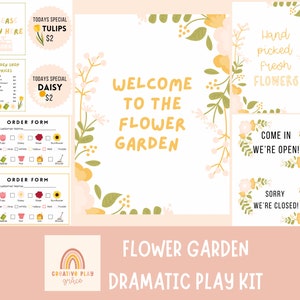 Flower Garden Dramatic Play, Pretend Play, Play Kit, Classroom Dramatic Play, Home Dramatic Play, Playroom