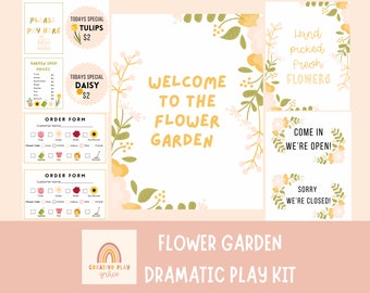 Flower Garden Dramatic Play, Pretend Play, Play Kit, Classroom Dramatic Play, Home Dramatic Play, Playroom