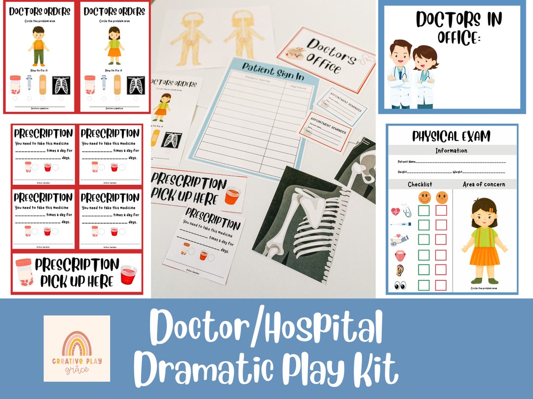 Doctor/hospital Dramatic Play, Pretend Play, Classroom Dramatic Play