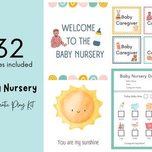 Baby Nursery Dramatic Play, Pretend Play, Play Kit, Classroom Dramatic Play, Home Dramatic Play, Playroom