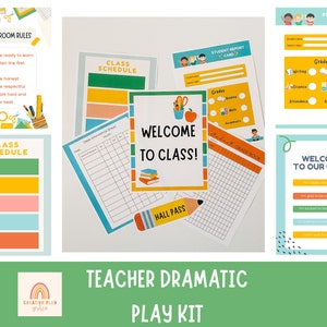 Teacher Dramatic Play, Pretend Play, Classroom Dramatic Play, Home Dramatic Play, Playroom, Play Kit