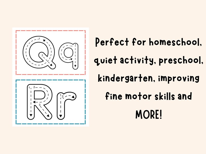 Alphabet Tracing Cards | Tracing Letters | Montessori Printables ...