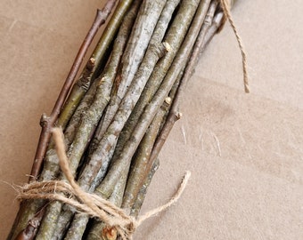 Dry rowan tree wands rowan twigs sticks rowan branches mountain ash tree wands branch natural branches natural rabbit food