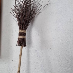Real birch broom natural small broom decorative broom Witch's Broom Pagan  Handcrafted Besom for Witchcraft & White Magic broom