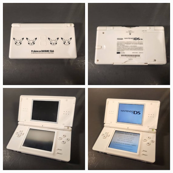 lot 3 Nintendo DS lite dsi red white blue with charger Used Tested Works