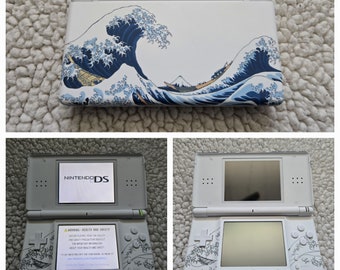 High Quality Custom Nintendo DS Lite- Great Wave