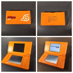 Reshelled Nintendo Ds Lite with Charger Naruto