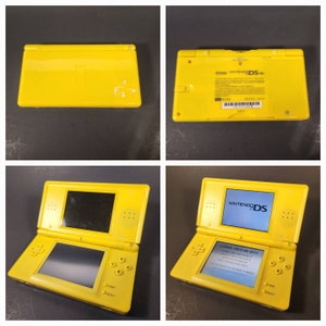 Reshelled Nintendo Ds Lite with Charger Yellow