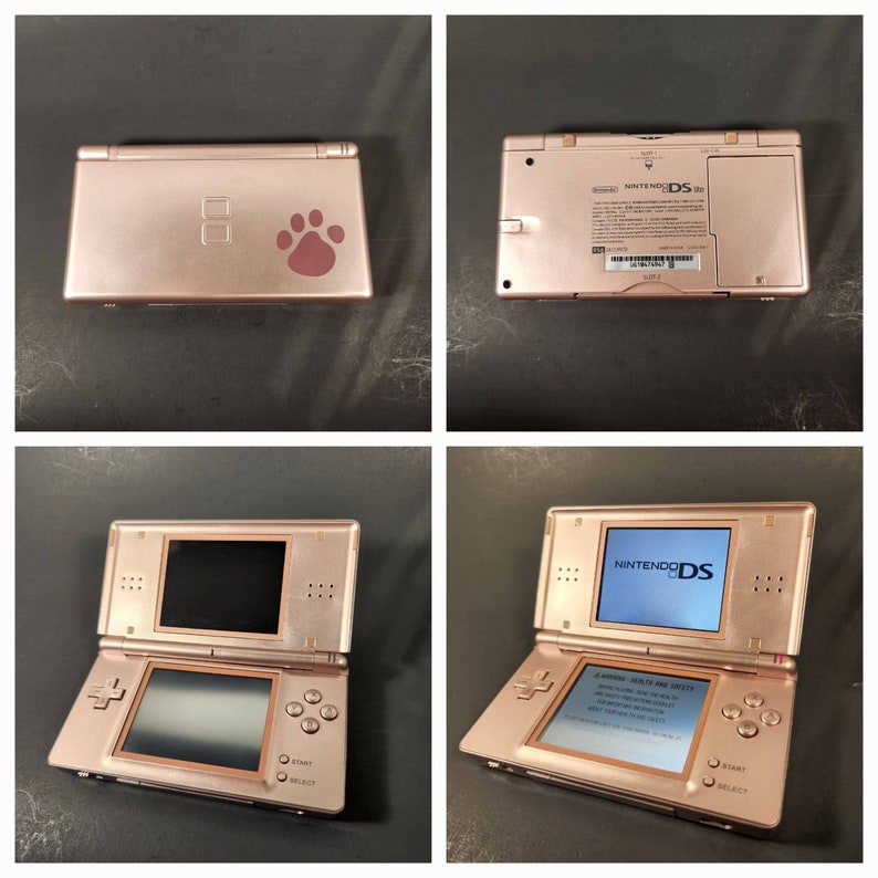 Reshelled Nintendo Ds Lite with Charger Nintendogs