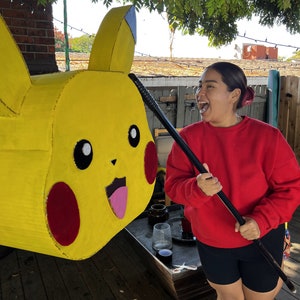 Pokemon Piñata, Project #6. Pikachu and pokeball piñatas made of…, by  Anne, ThriftedCrafts