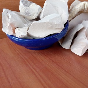 Calaba Chalk,Kalaba Clay Chalk,Kaolin,Kalaba chalk,West Africa Clay chunks,Clay crumbs natural clay. Not baked 10 lbs image 4
