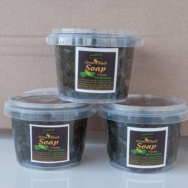 African black soap with neem (Paste) 340g