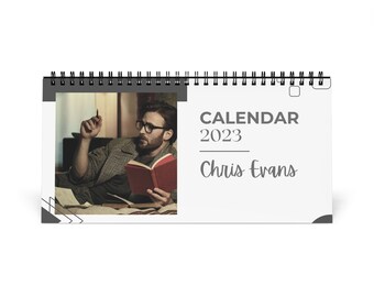 Chris Evans 2023 Calendar Desk Calendar Photo Calendar - Etsy