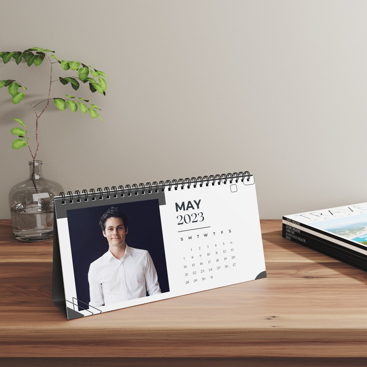 2023 Dylan Obrien Calendar Desk Calendar Celebrity Calendar Etsy