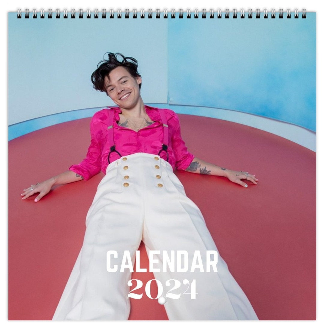 Harry Styles 2024 Wall Calendar Etsy