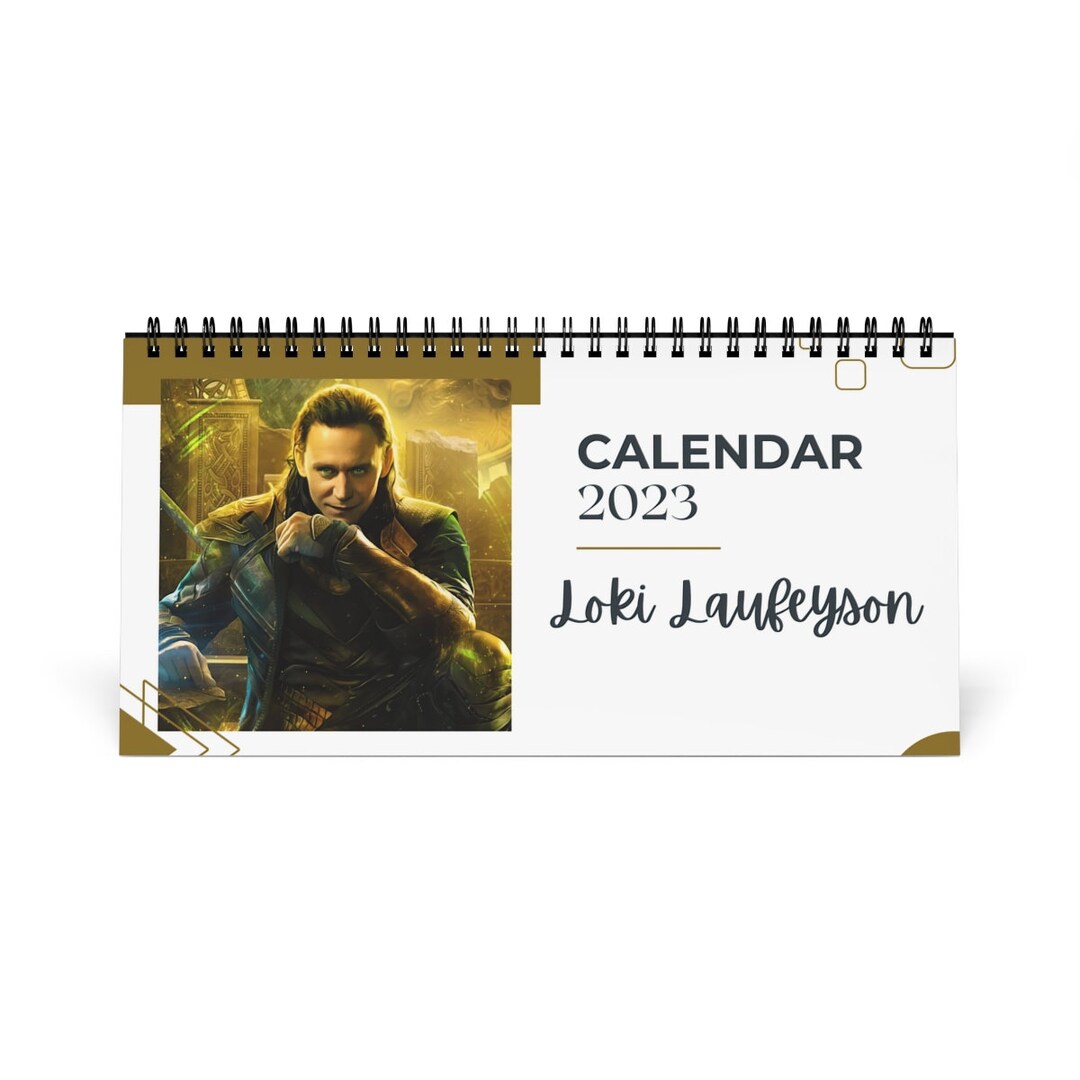 Loki Calendar 2023 Calendar Desk Calendar Photo Calendar Etsy Norway
