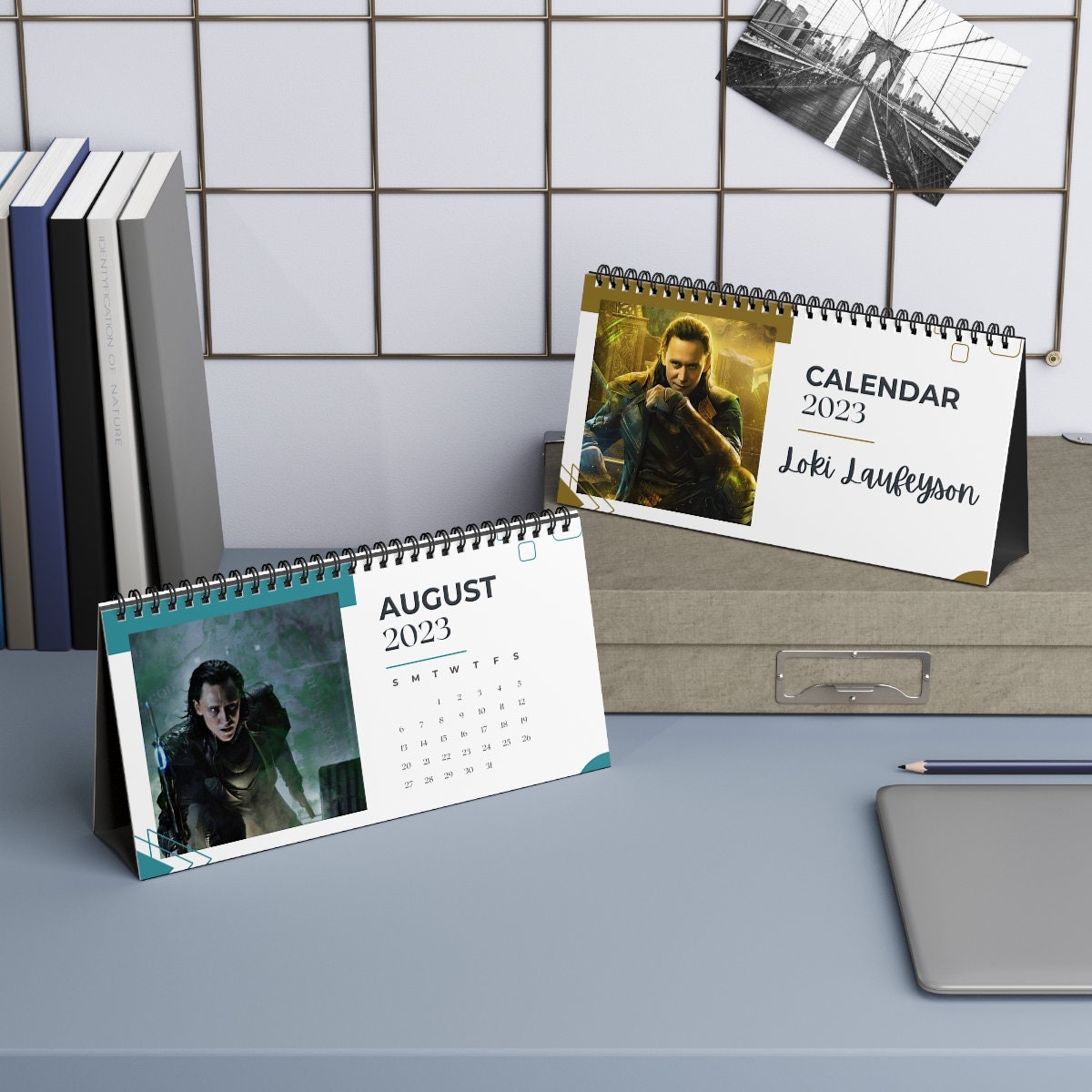 Loki Calendar 2023 Calendar Desk Calendar Photo Calendar Etsy