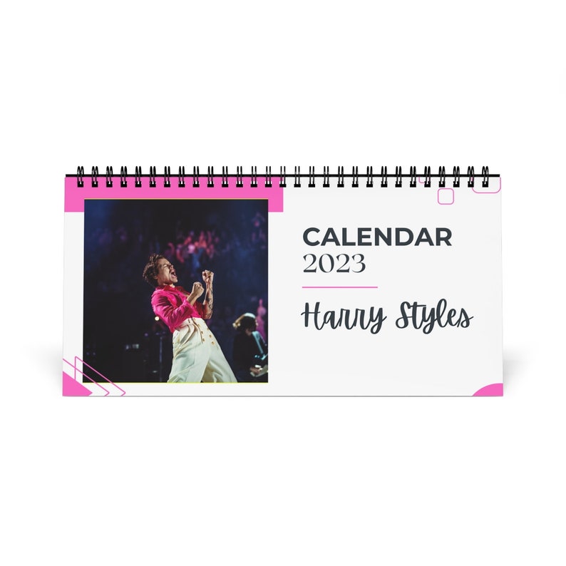 Harry Styles 2023 Calendar Desk Calendar Photo Calendar Etsy Denmark