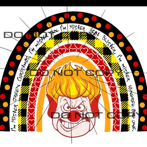 Heat Miser Rainbow SVG, Classic Christmas, Claymation