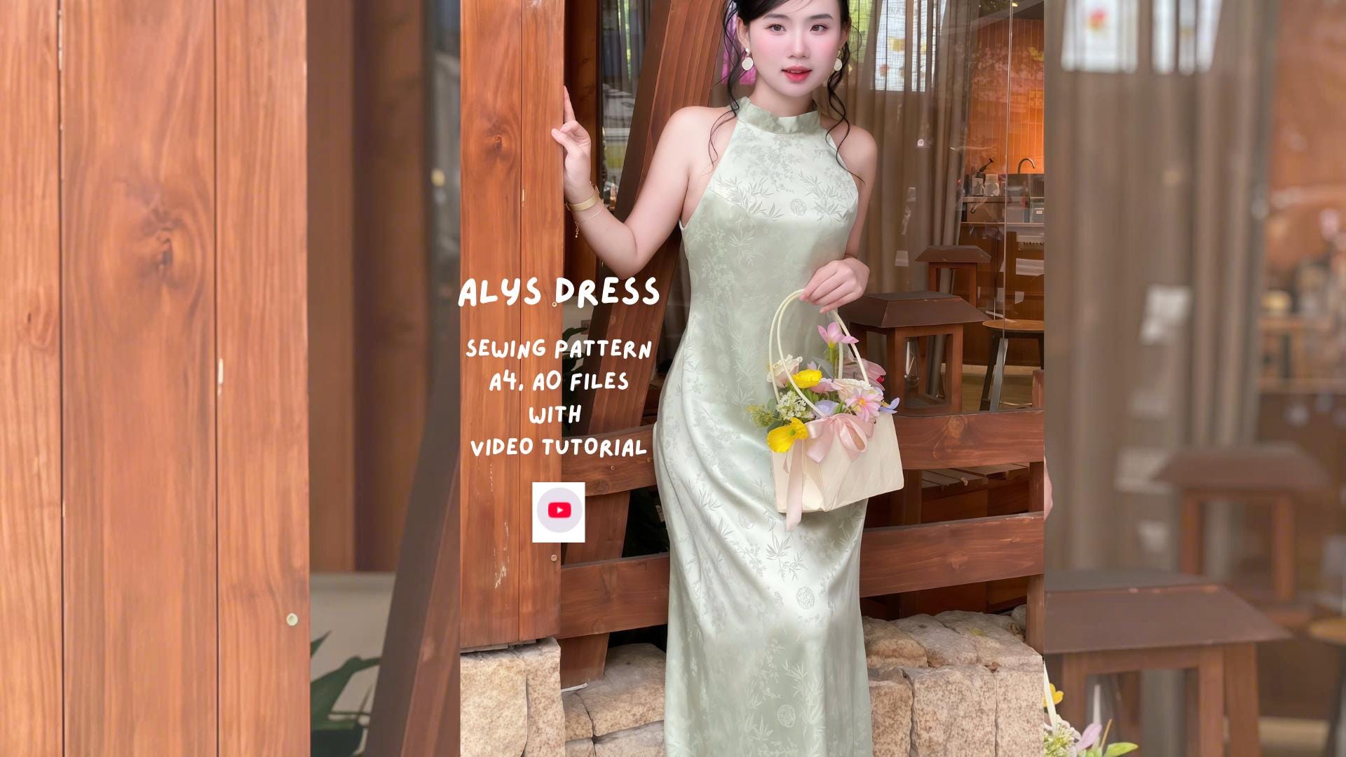 Alys Halter Neck Maxi Dress Sewing Pattern | Elegant A-line Gown (PDF Pattern) - Etsy Israel Alys Halter Neck Maxi Dress Sewing Pattern | Elegant A-line Gown (PDF Pattern) - Etsy Israel