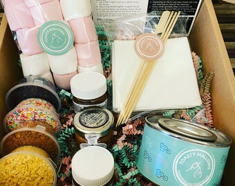 Mega Mix Extra Nutella & Sprinkles plus Salted Caramel Spread Marshmallow Toasting Kit