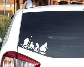 Alice and friends vinyl decal, car windows, laptops, computer, tablets,tumbler