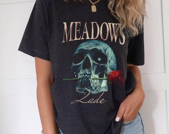 Zade Meadows Shirt, Haunting Adeline Skull Tee, Booktok Merch
