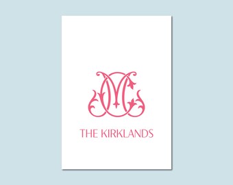 Duogram Gift Tag, Wedding Gift, Welcome Tags, Wedding Monogram