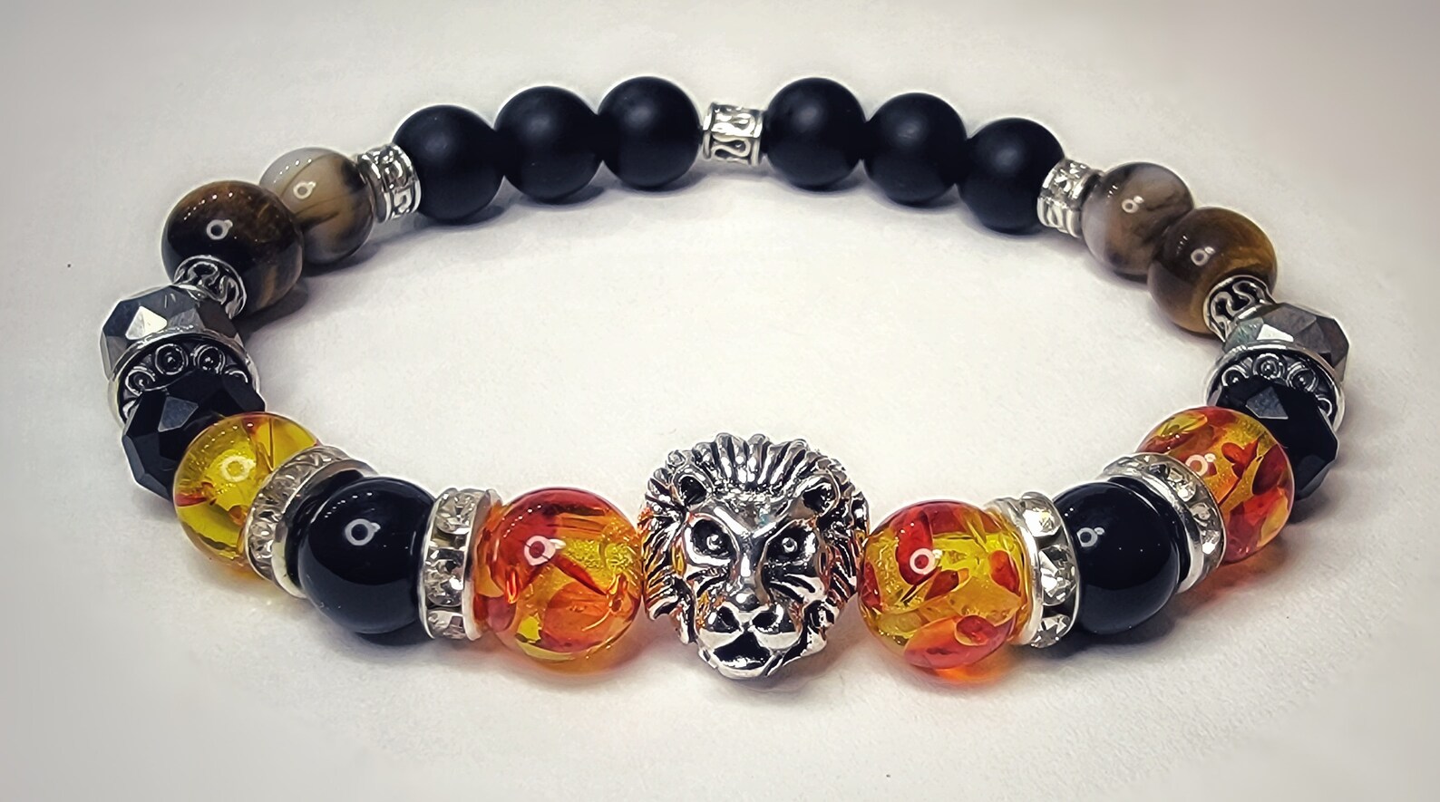 Beads Bracelet 6mm8mm Unisex Beaded Bracelet 68.5 Etsy