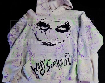BATMAN OFFICIAL LICENSED JOKER WHY SO SERIOUS JACKET HEATH LEDGER BATMAN OFFICIAL LICENSED JOKER WHY SO SERIOUS JACKET HEATH LEDGER