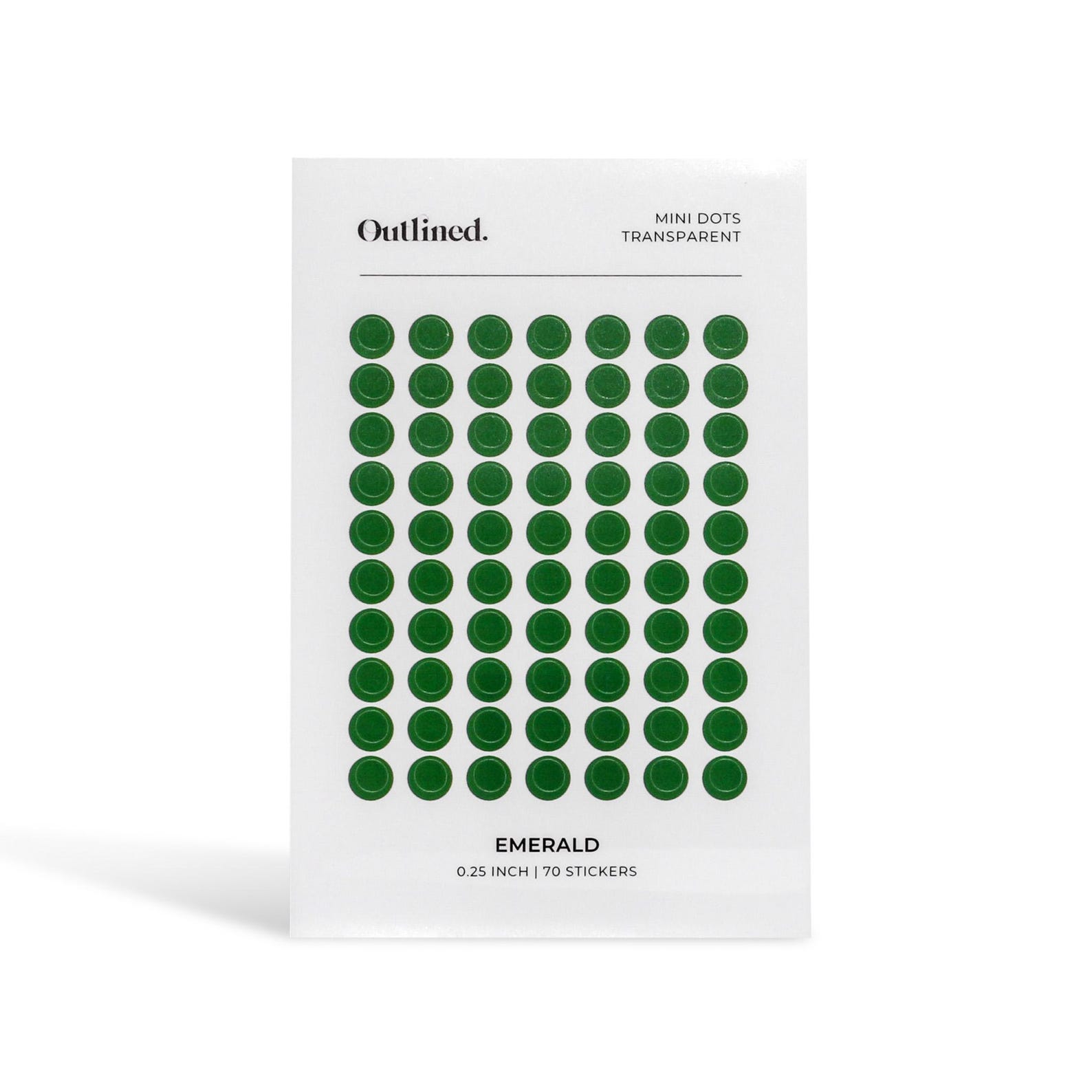 Transparent Mini Dot Stickers | More Colors Available | Planner Dots - Etsy