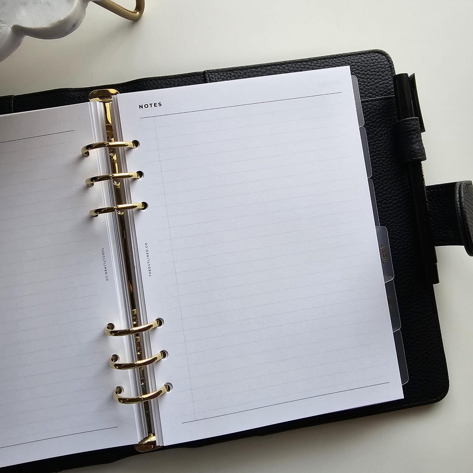PRINTED A5 Lined Notes Planner Inserts | Compatible With LV GM Agenda ...