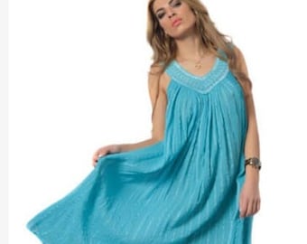 Greek  cotton dress free size