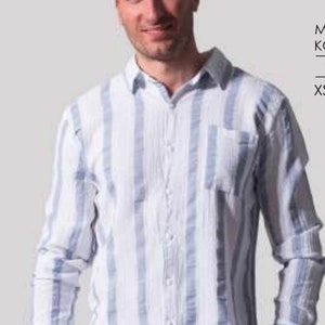 Cotton shirt  for men with stripes,made in Greece