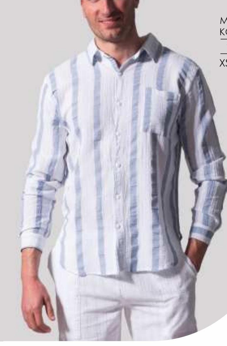 Cotton shirt  for men with stripes,made in Greece