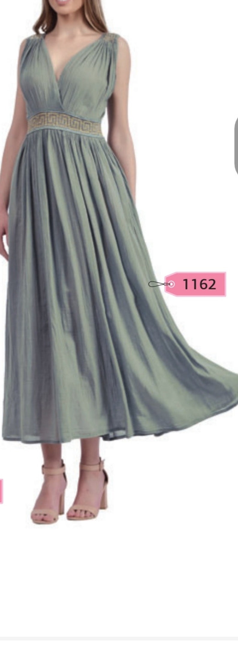 Long dress inspired from ancient Greece Classic