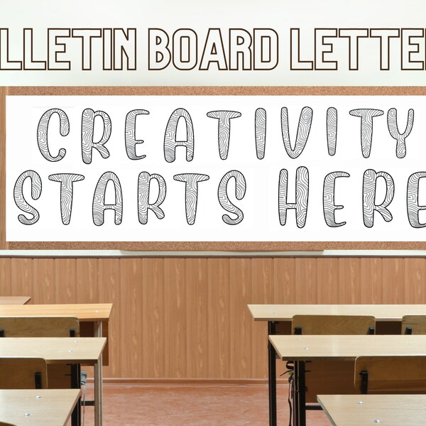 Bulletin Board Letters - Etsy