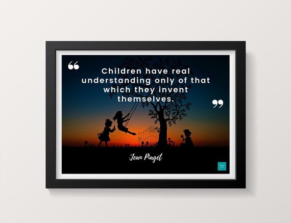 Affiche De Citation Sur Le Developpement De Lenfant Jean Etsy Canada