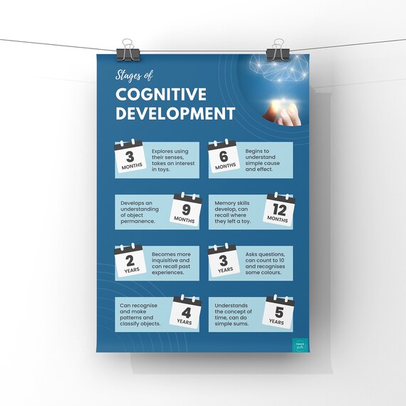 Stages of Cognitive Development Poster Education Child Development