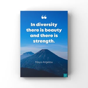 Diversity Quote Poster | Inclusion Diversity Awareness | Classroom Display | Digital Download | A2, A3, A4, A5 Poster