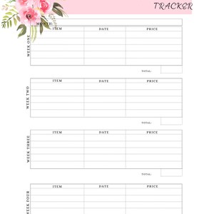 Bill tracker, Monthly bill tracker, Bill organizer with monthly tracking, Bill printable, Bill payment log instant download, Bill template image 5