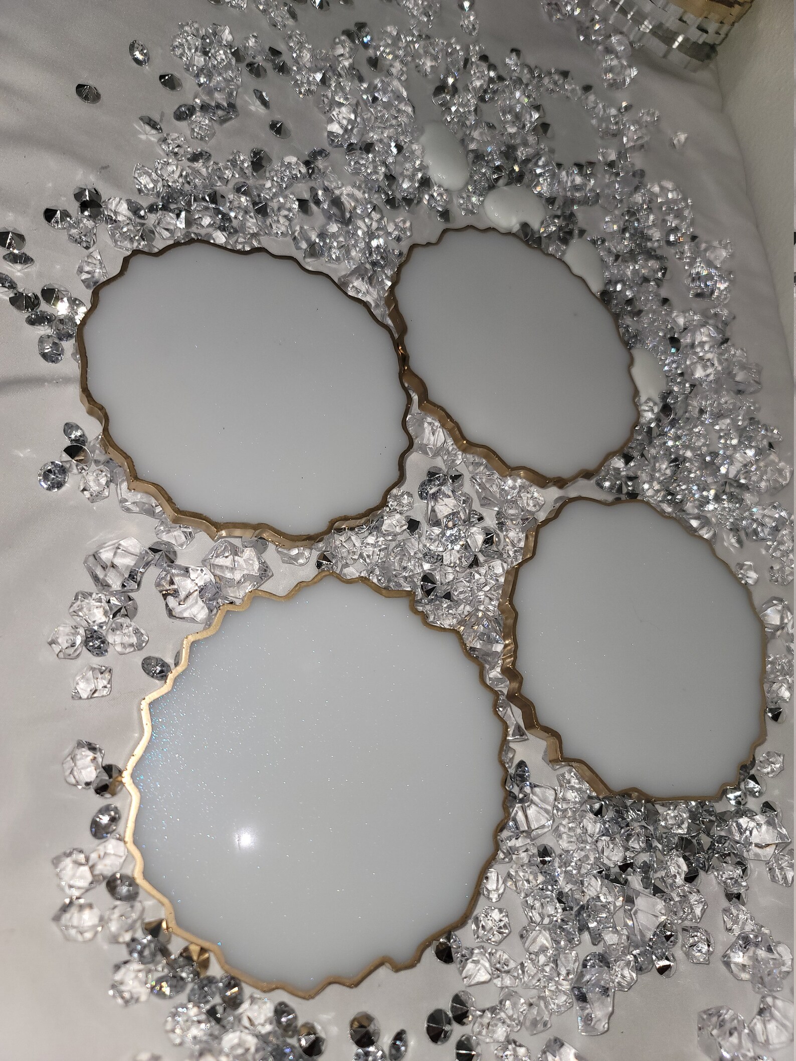 Handmade Epoxy Resin Coasters with Holder. For good cause Etsy