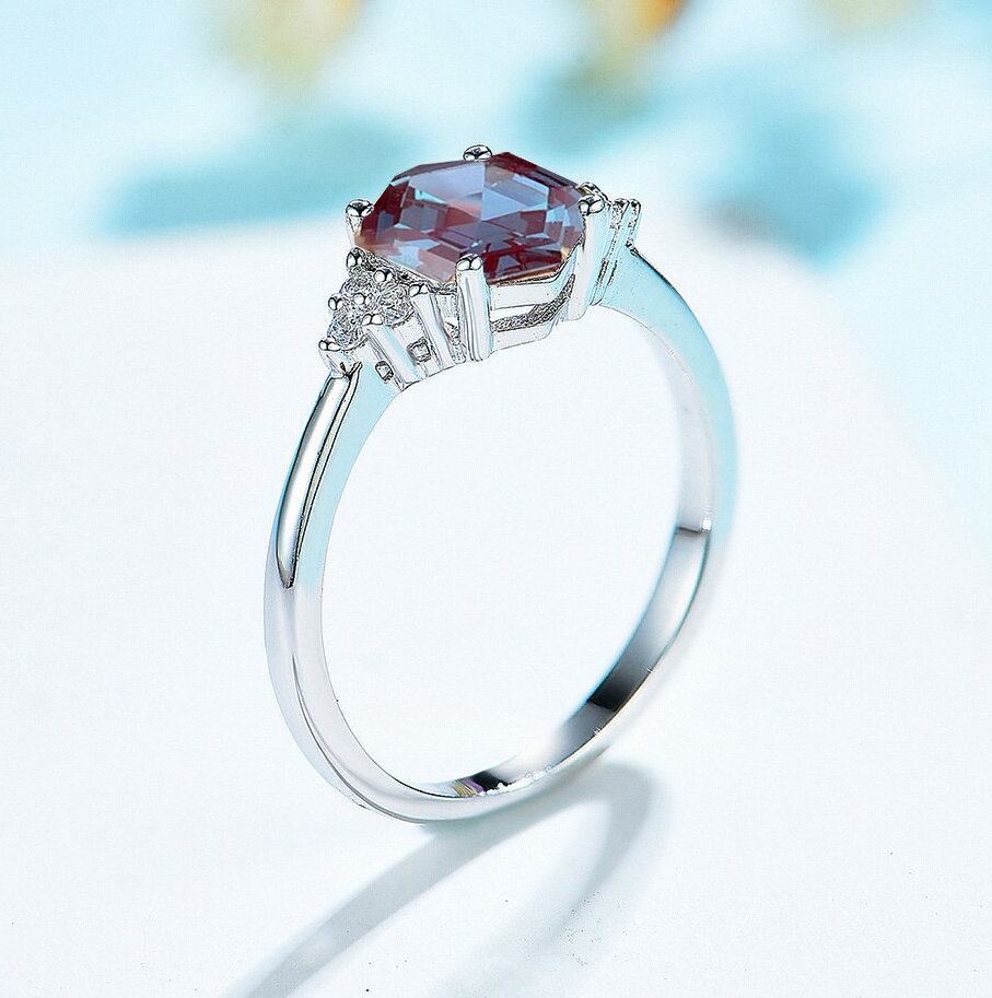 Alexandrite RingJune Birthstone925 Sterling SilverPromise Etsy