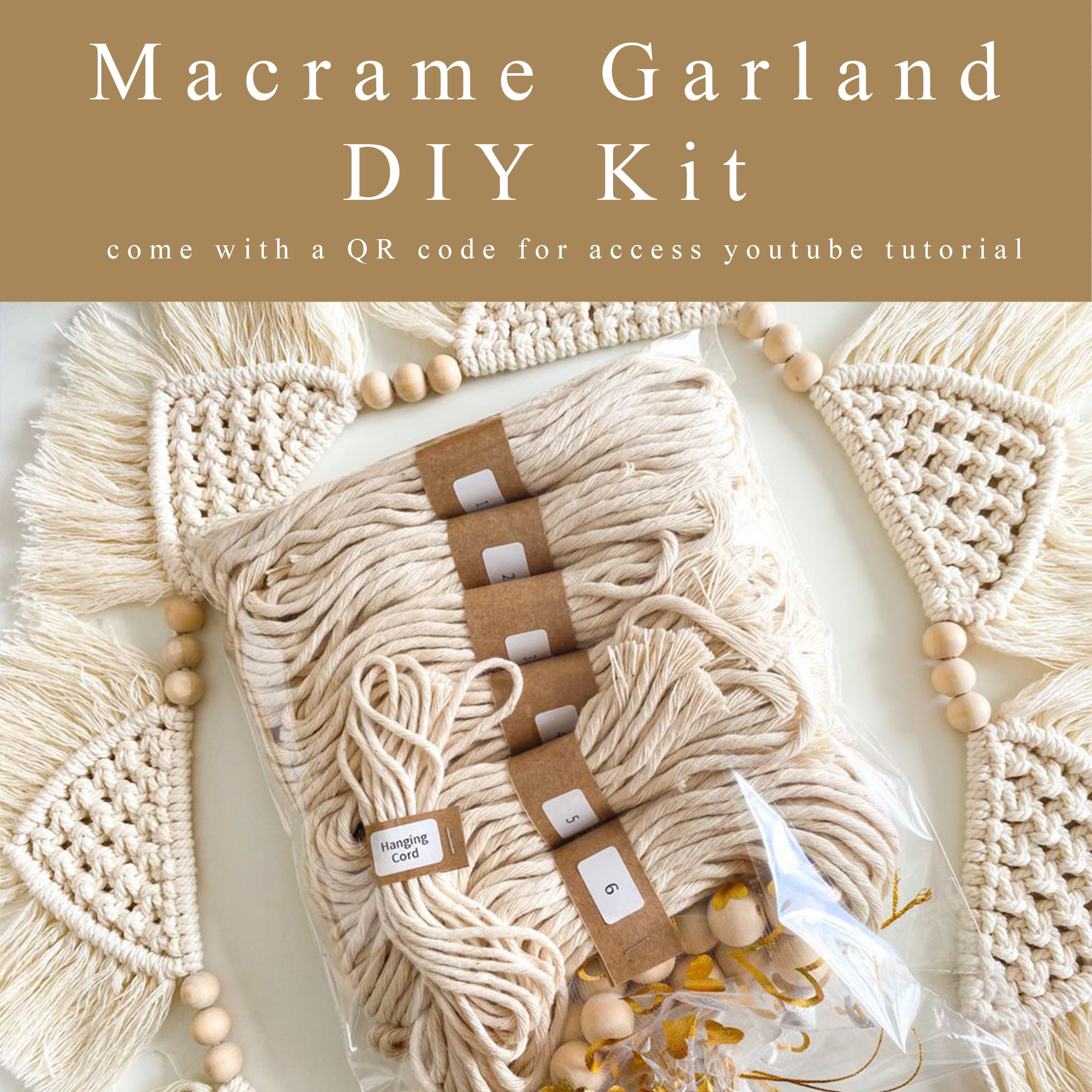 Macrame garland  DIY tutorial 