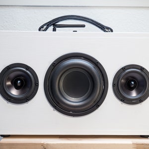 DIY: 2.1 Bluetooth Speaker. Subwoofer -   Diy bluetooth speaker, Bluetooth  speakers diy, Diy speakers