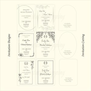 Luxury Embossed Wedding Invitation with Monogram Wax Seal | Cream Raised Print Card & Envelope | Classic Elegant Wedding Invite image 18