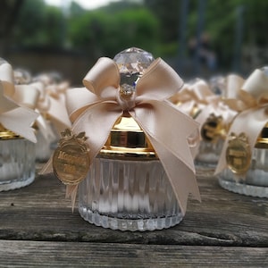 Bonbonnière personnalisée en verre, Cadeau de mariage, Cadeau de fête, Cadeau de remerciement, Cadeaux de luxe pour pot de bonbons, Cadeaux sucrés uniques