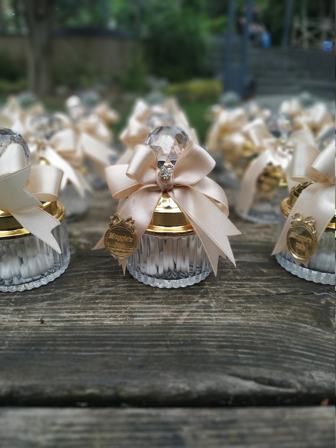 Candy in Glass Bowl Personalized Wedding Favor Party Favor Etsy